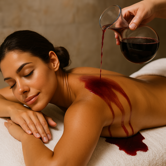 Red wine massage